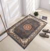 Thickened Absorbent Jacquard Carpet Dornier Woven Living Room Bathroom Rug Kitchen Non-slip Home Entry Floor Door Mat Red Brown - Grey - 120CMx180CM