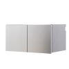 Nova Series Wood Wall Mounted Garage Cabinet in Metallic Gray - as Pic