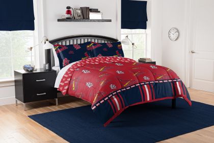 St Louis Cardinals OFFICIAL MLB Full Bed In Bag Set - 1MLB/86400/I027/EDC