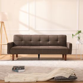 New Arrival Factory Gray Sofa Bed in Living Room Multi-function Leisure Sleeper Couch - Brown - Seats 2