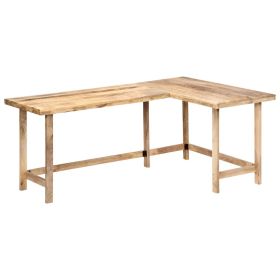 vidaXL Desk 71"x47.2"x30" Solid Mango Wood - Brown