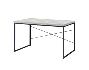 Jurgen Desk; Antique White & Black YF - 92915