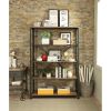 Itzel Bookshelf in Antique Oak & Sandy Gray - 92200