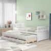 Daybed with Trundle and Drawers; Twin Size; White(OLD SKU: LP0000141KAA) - pic