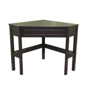 Household Corner Office Writing Desk With Pull-out Drawer and Shelf - Style A