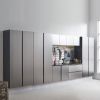 Nova Series Wood Wall Mounted Garage Cabinet in Metallic Gray - as Pic