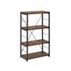 Bob Bookshelf in Weathered Oak & Black - 92399