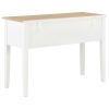 vidaXL Writing Desk White 43.1"x17.7"x30.5" Wood - White