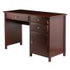 Delta Office Writing Desk Walnut - 94147