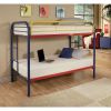 Thomas Bunk Bed (Twin/Twin) in Rainbow 02188RNB - Rainbow + Metal