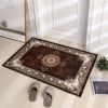 Thickened Absorbent Jacquard Carpet Dornier Woven Living Room Bathroom Rug Kitchen Non-slip Home Entry Floor Door Mat Red Brown - coffee - 45CMx70CM