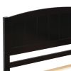 Twin size Platform Bed with Trundle; Espresso RT - WF194304AAP