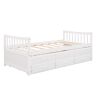 Daybed with Trundle and Drawers; Twin Size; White(OLD SKU: LP0000141KAA) - pic