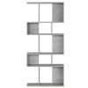 5 Cubes Ladder Shelf Corner Bookshelf Display Rack Bookcase - Gray