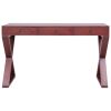 vidaXL Computer Desk Brown 52"x18.5"x30.3" Solid Mahogany Wood - Brown