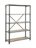 Itzel Bookshelf in Antique Oak and Sandy Gray - Default