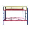 Thomas Bunk Bed (Twin/Twin) in Rainbow 02188RNB - Rainbow + Metal