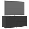 vidaXL TV Cabinet Gray 31.5"x13.4"x14.2" Engineered Wood - Grey