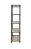 Itzel Bookshelf in Antique Oak & Sandy Gray - 92200