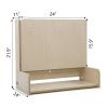 Wall Mounted Table Multifunctional Folding Wall-Mounted Laptop Desk Writing Table Fold Down Desk for Home Office, wood color XH - Log Color