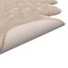 Beige Faux Fur Area Rug 2x3 - as Pic