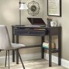 Household Corner Office Writing Desk With Pull-out Drawer and Shelf - Style A