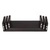 Set of 3 Floating Display Shelves Ledge Bookshelf Wall Mount Storage Home DÃ©cor - Black