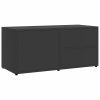 vidaXL TV Cabinet Gray 31.5"x13.4"x14.2" Engineered Wood - Grey