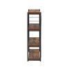 Bookshelf in Weathered Oak and Black - Default