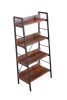 4 LAYER DISPLAY BOOKSHELF H LADDER SHELF STORAGE SHELVES RACK - Default