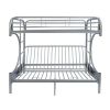 Eclipse Bunk Bed (Twin XL/Queen/Futon) in Silver 02093SI - Silver + Metal