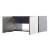 Nova Series Wood Wall Mounted Garage Cabinet in Metallic Gray - as Pic