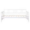 Modern Solid Wood Daybed; Multifunctional; Twin Size; White (Previous SKU: WF191899AAK) - as Pic