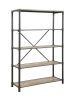 Itzel Bookshelf in Antique Oak & Sandy Gray - 92200